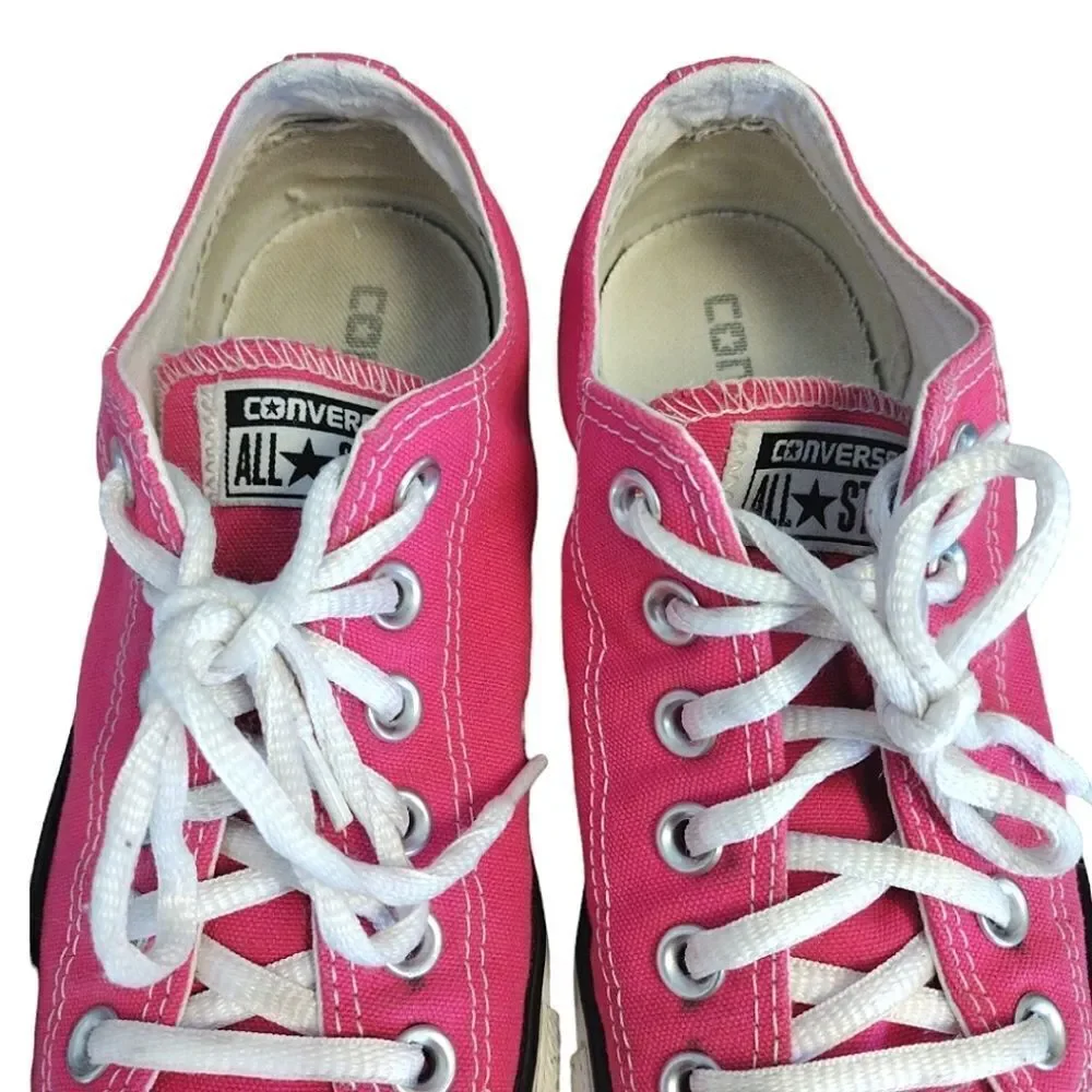 Converse Y2K Retro‎ Hot Pink  Low Lace Up Unisex Sneakers W7 M5